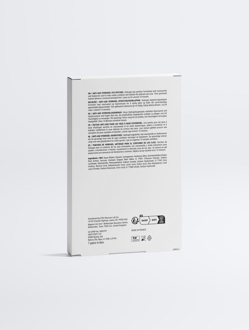 Anti-Aging Hydrogel Eye Patches
